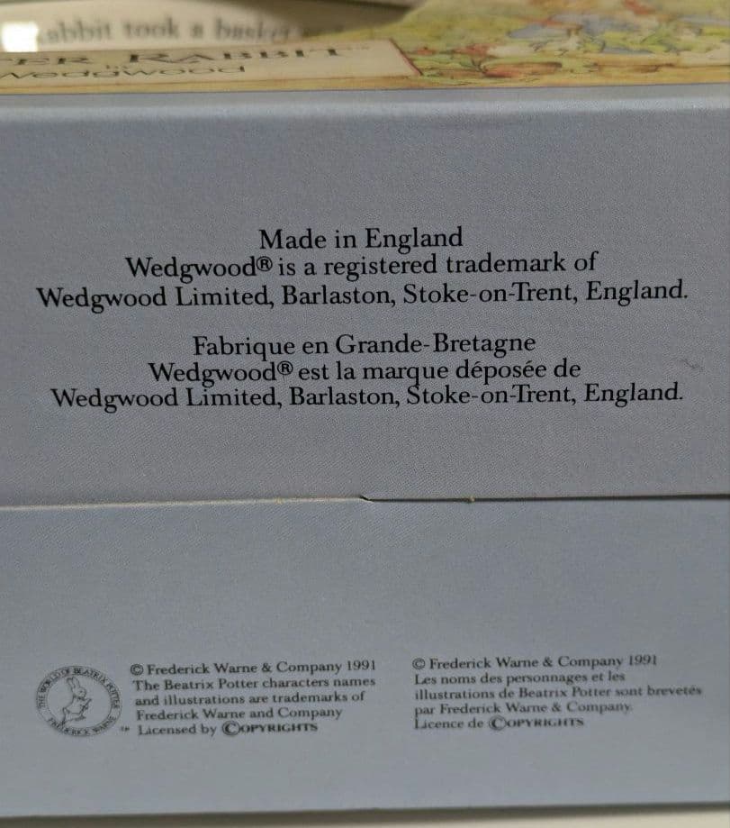  ピーターラビット 食器３点セット イングランド製