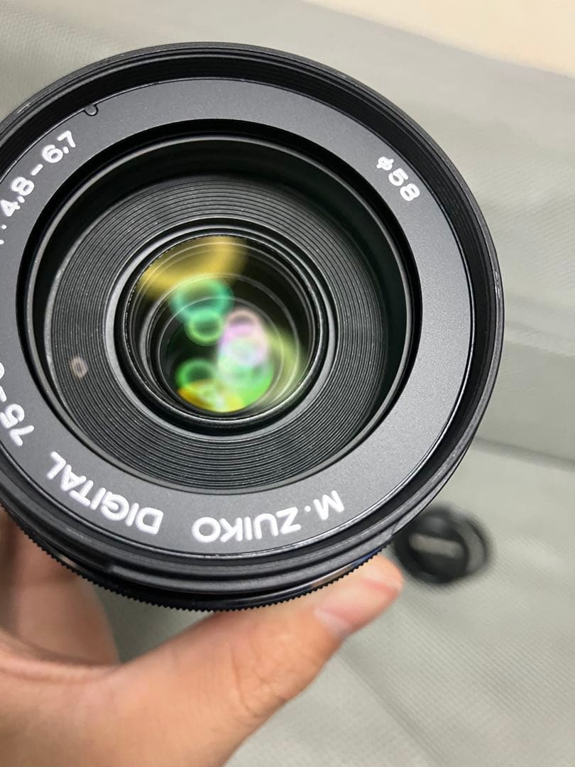 M.zuikoED 75-300mm II +社外製フード&保護フィルター