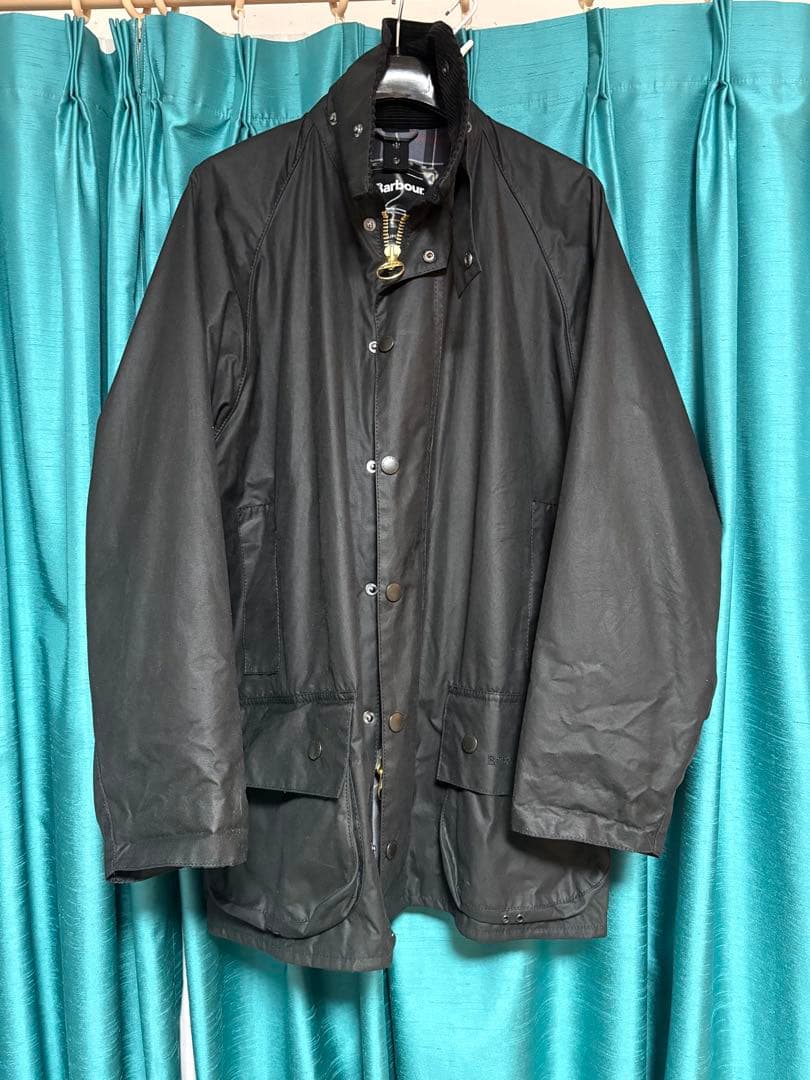 Barbour Beaufort ブラック 42 ライナー付き