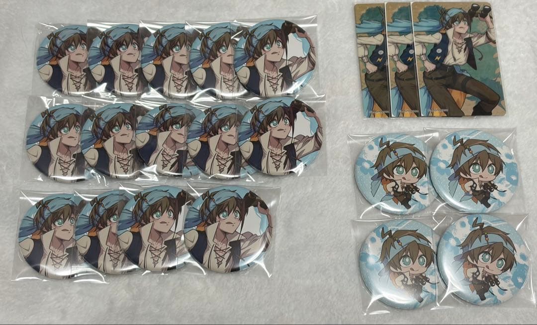 モノパス アニカフェ 缶バッジ クリアカード Akira