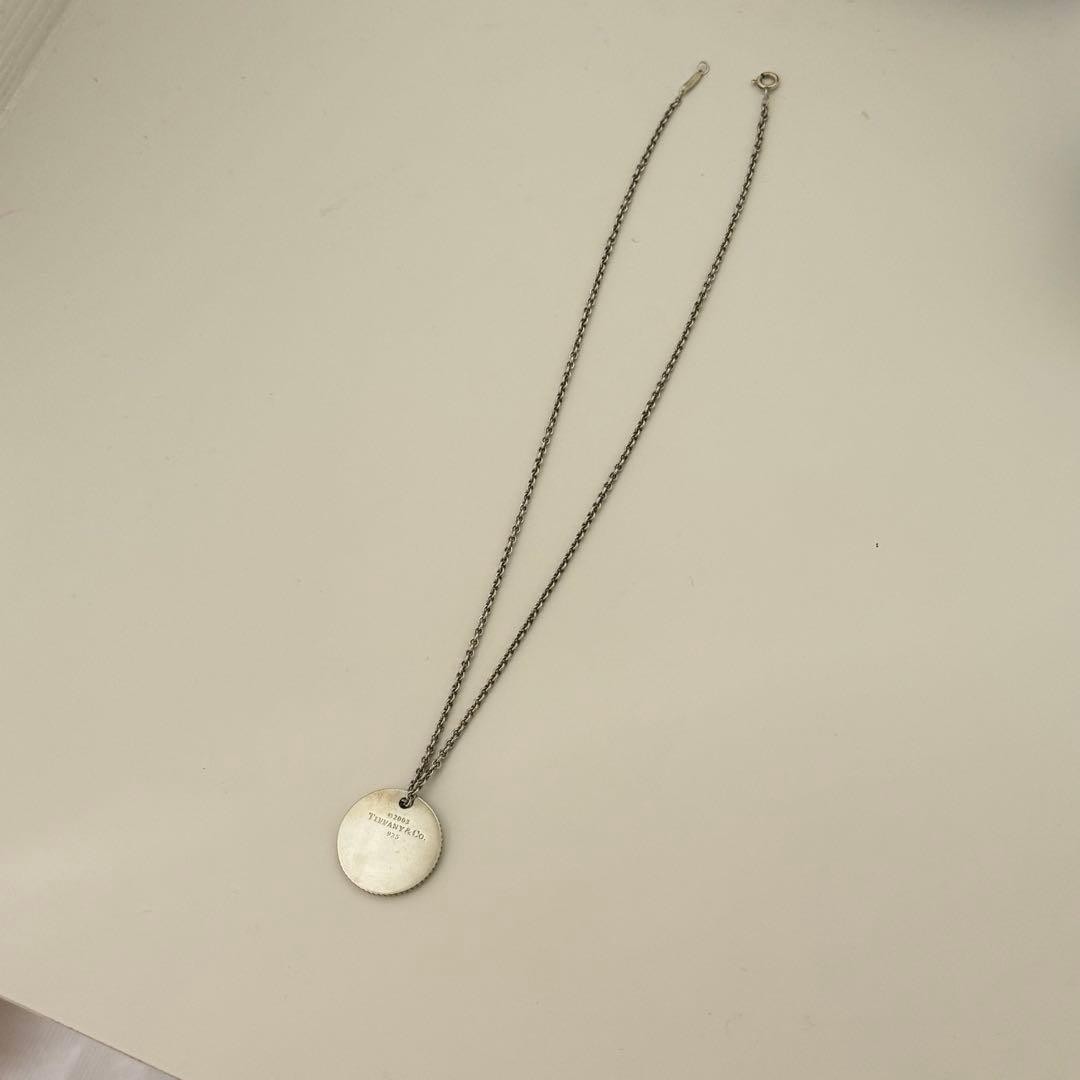 ヴィンテージ　tiffany ネックレス　シルバー925 イニシャル　