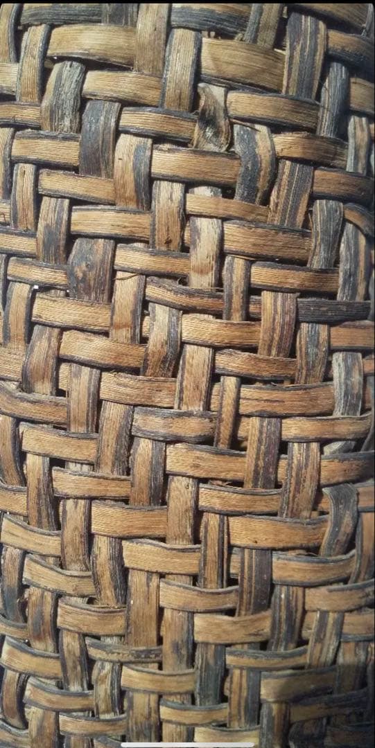 鉈籠掛花入 花器 懸花入 山葡萄 蔓 山鉈 鞘 用の美 茶道 華道 骨董 古美術