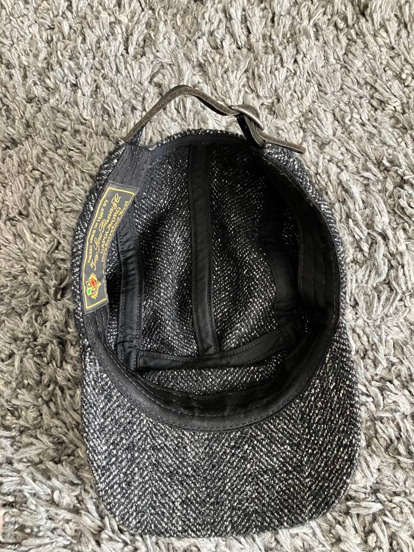 Supreme Wool Camp Cap ブラック　ロロピアーナ生地