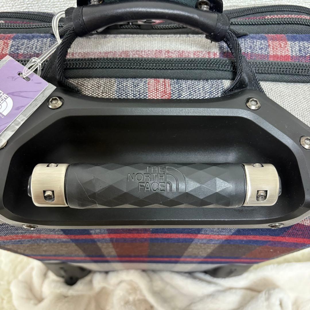 【美品】ノースフェイス キャリーケース パープルレーベル トラベルキャリー2輪