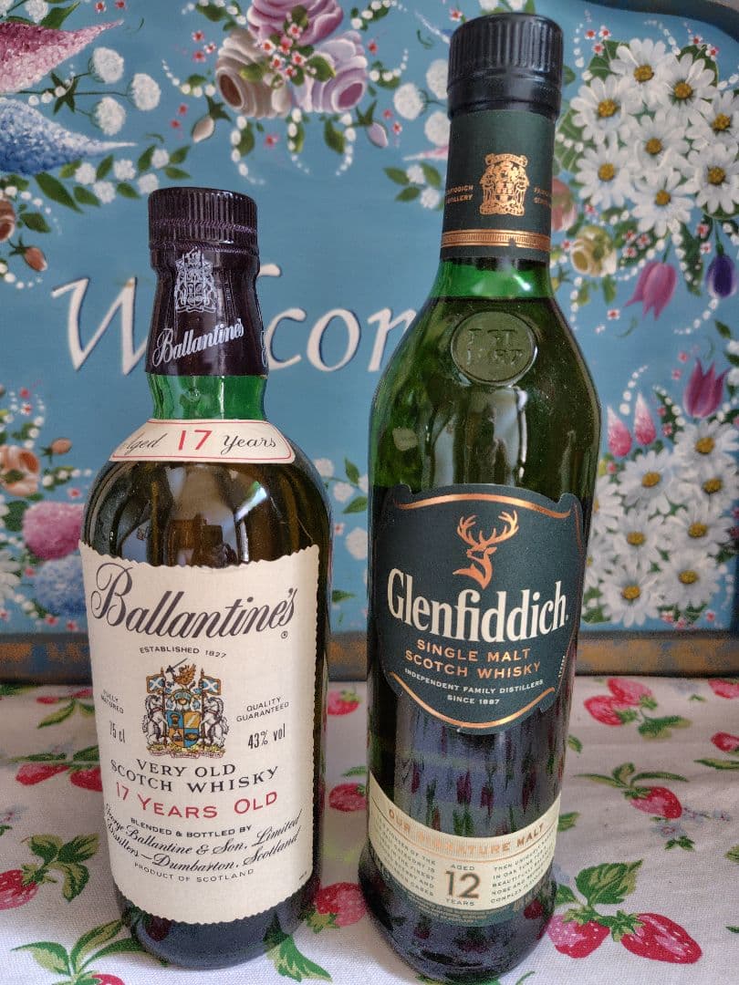 バランタイン　17年　青青紋章　グレンフィディック　12年　スコッチウイスキー
