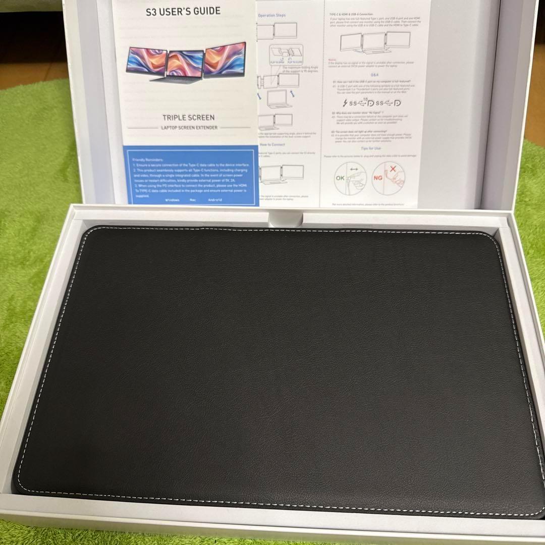 あ*ら様 T883u 2画面マルチ モバイルモニター 14インチ ノートPCドッ