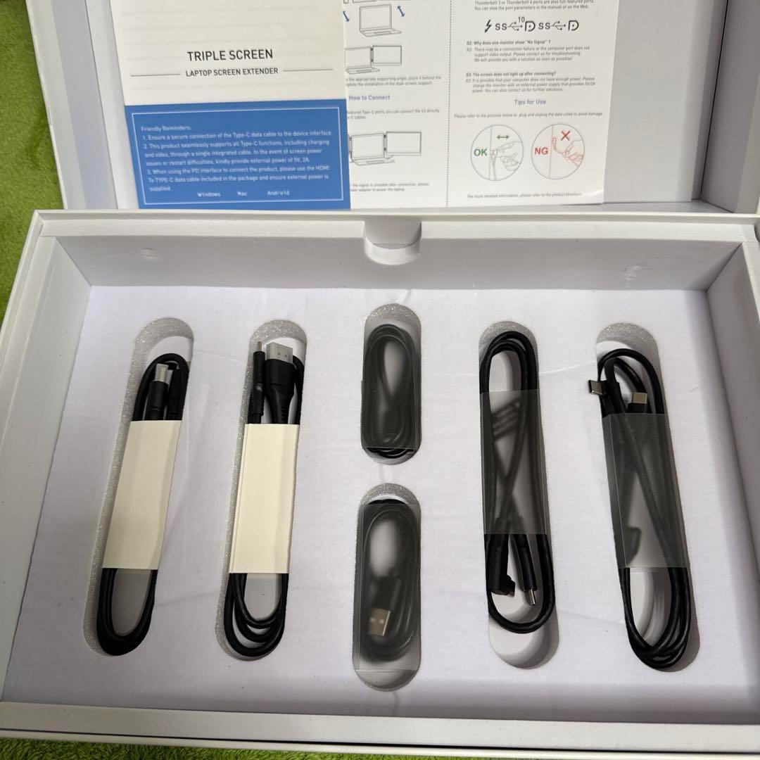 あ*ら様 T883u 2画面マルチ モバイルモニター 14インチ ノートPCドッ