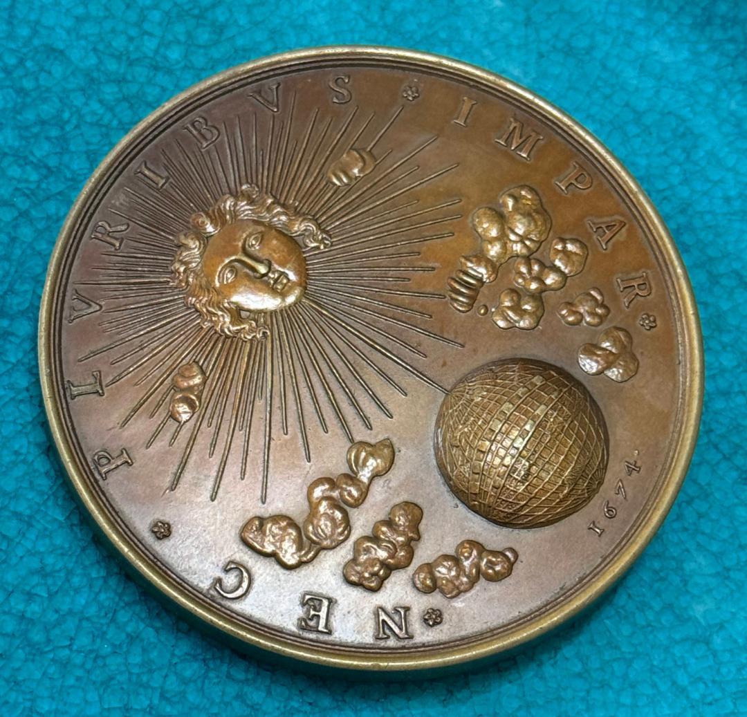 1674 フランス ルイ14世 国王 勲章 超大型 ブロンズメダル