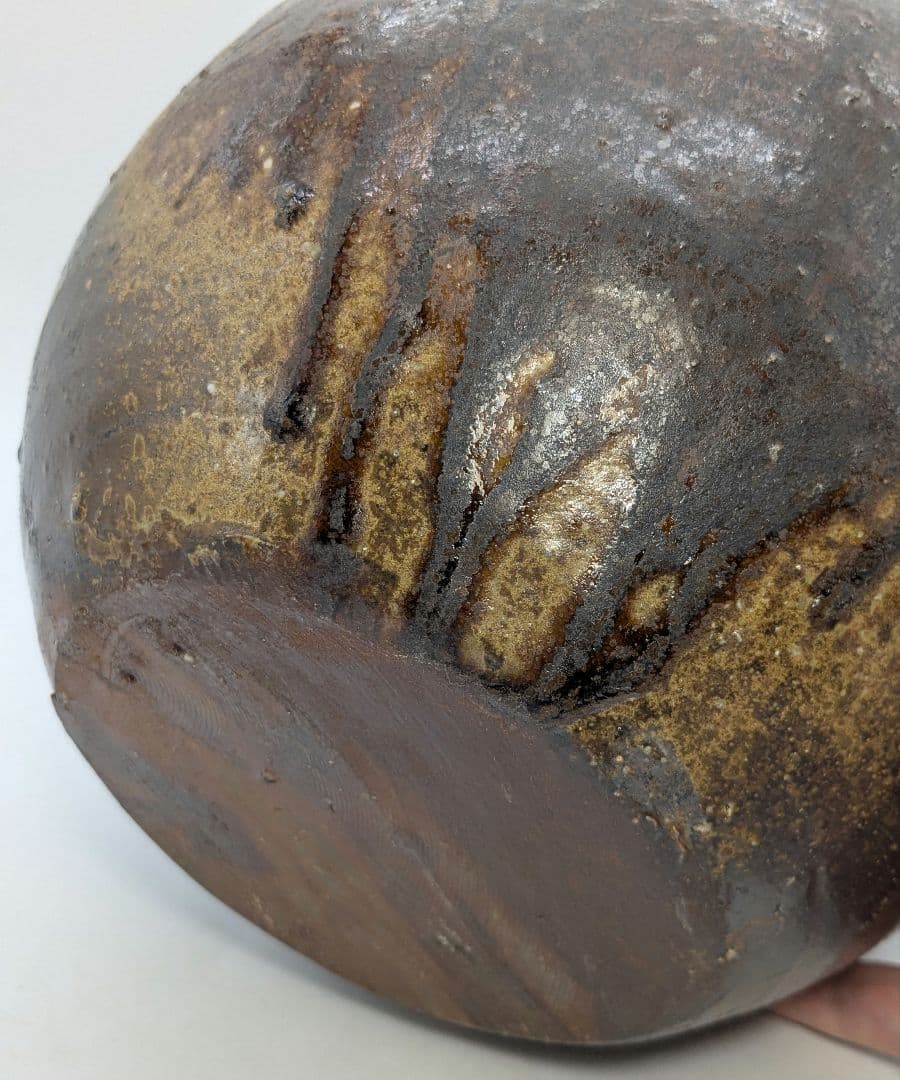 岡山県重要無形文化財 吉本正 備前焼 壺 合箱 壷 花器 花瓶 花入 花生 置物