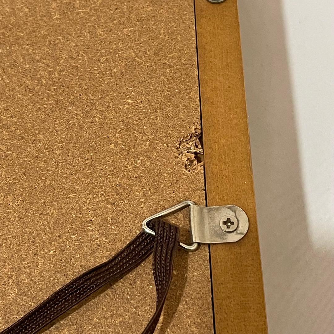 ルノワール　わら束を持つ少女 木製フレーム付き　油彩画/花を持つ少女