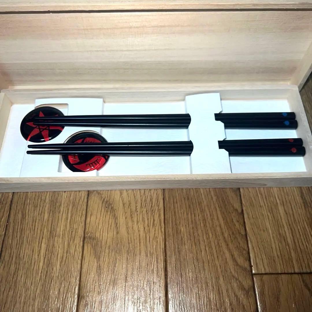 NARUTO THE GALLERY うちはサスケ・イタチ 箸セット