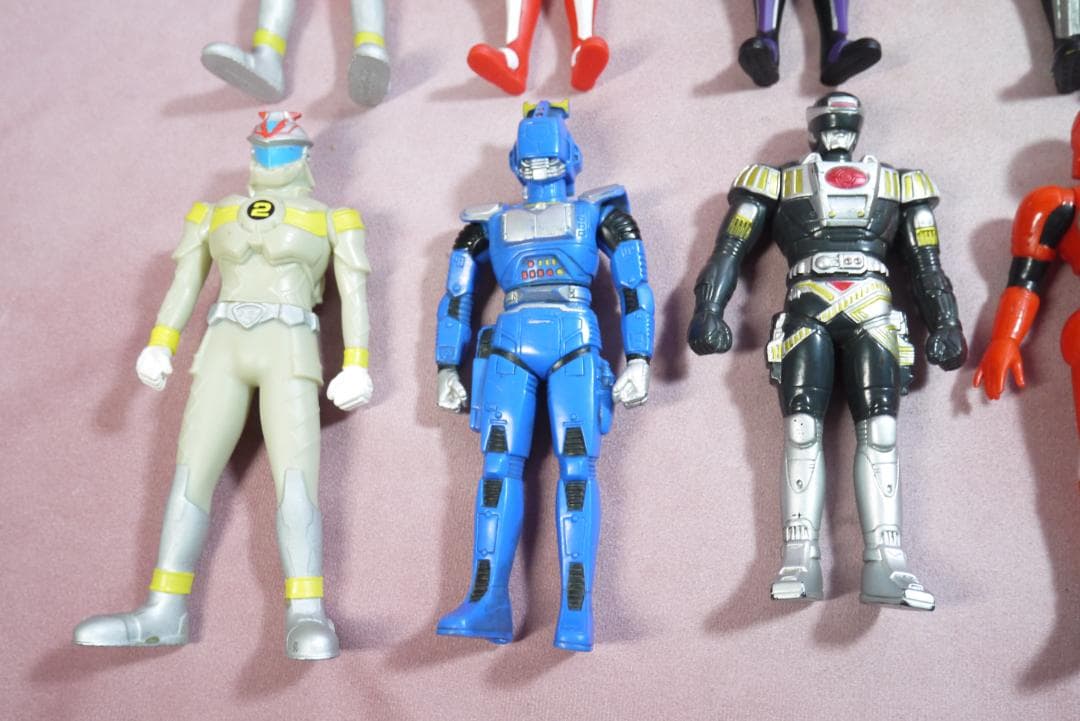 超星神グランセイザー　セイザーX ジャスティライザー　ソフビ　15体セット