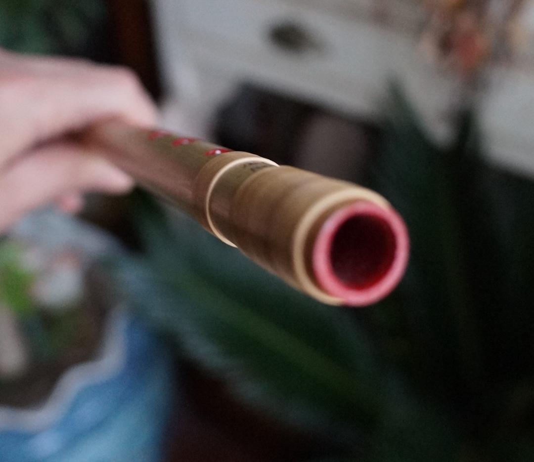 篠笛・蘭照・唄もの・八本調子・美品・竹笛・横笛・和笛・和楽器・七穴