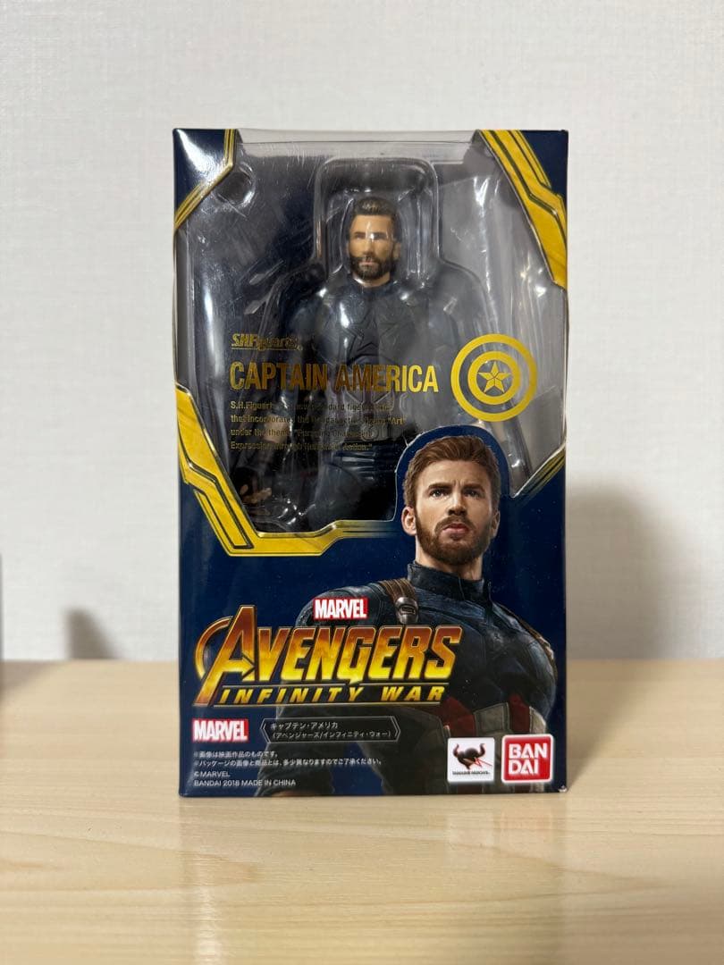 s.hフィギュアーツ　キャプテン・アメリカ インフィニティウォー別売り付属品付き