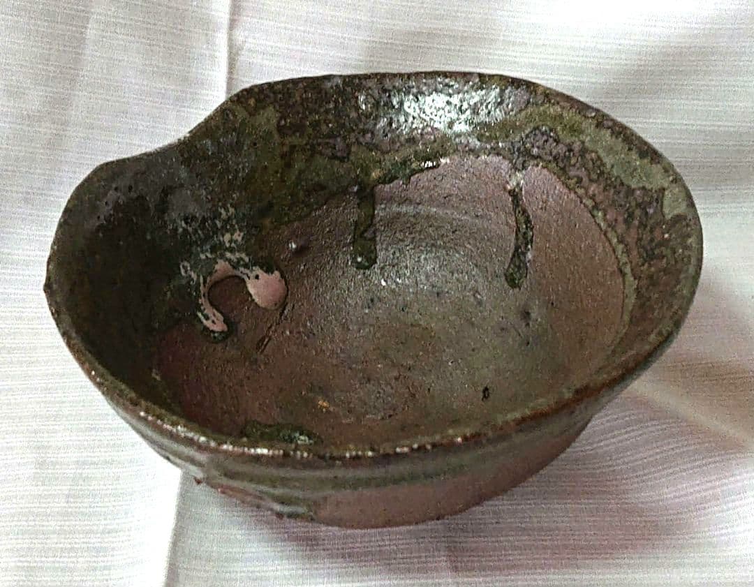 鯉江良二造茶碗と木箱A0363