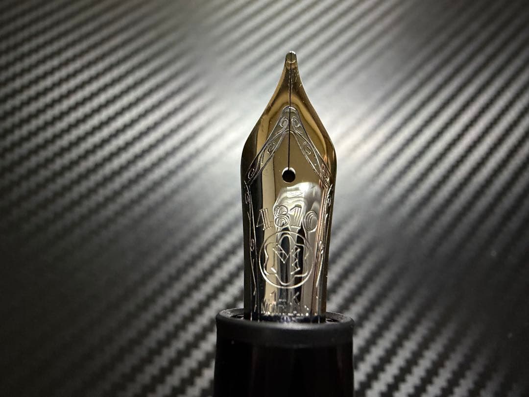 未使用に近い モンブラン マイスターシュテュック 146 中白 M 中字 万年筆