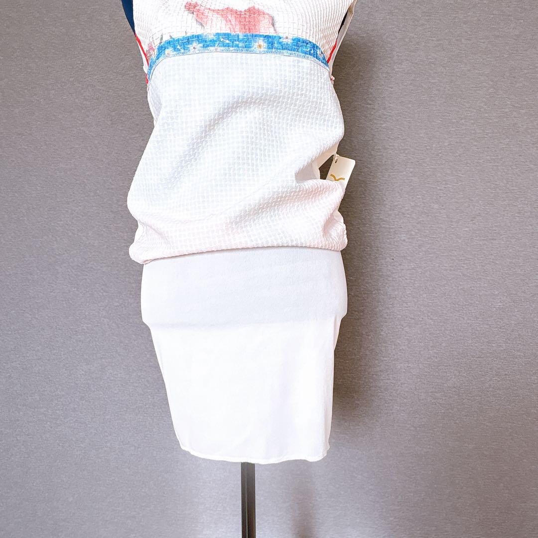 ☘️無料匿名配送 花柄 ワッフル素材 タイトワンピ 海外デザイン キャバドレス