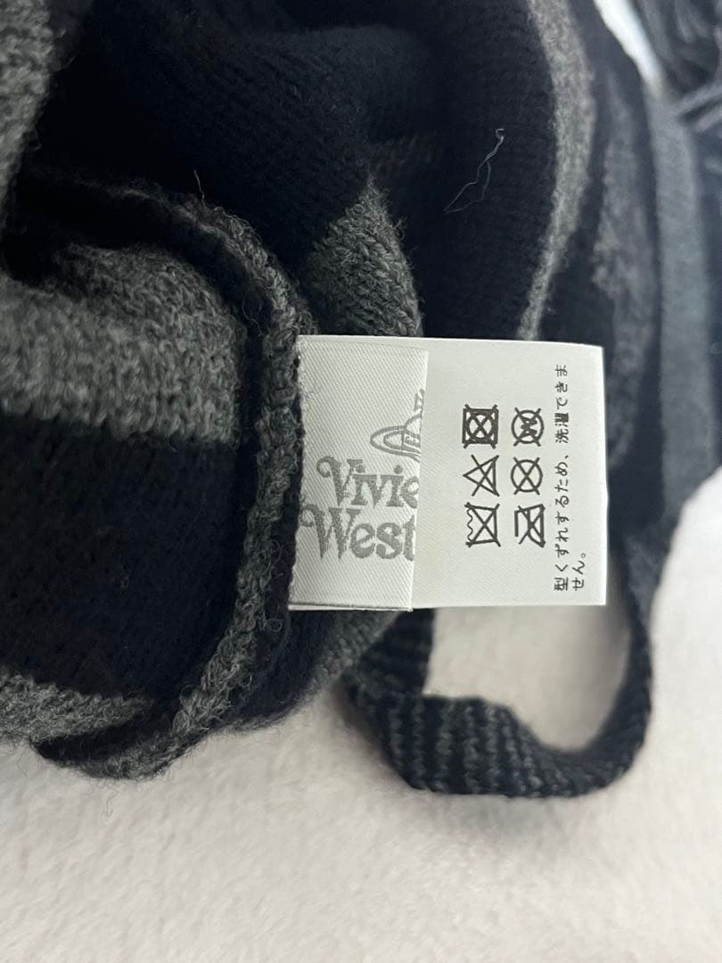 Vivienne Westwood ニット帽 黒とグレー