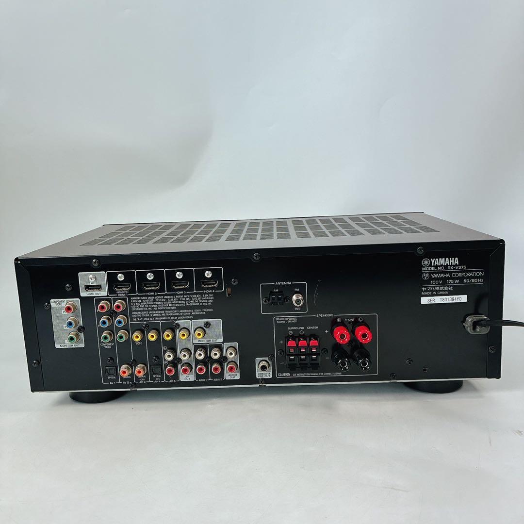 YAMAHA 5.1ch AVレシーバー ブラック RX-V375B