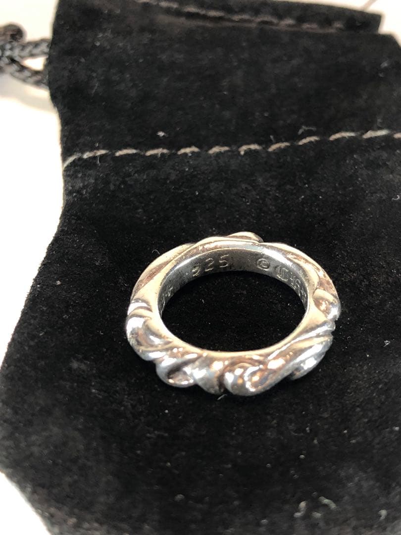 クロムハーツスクロールバンドリング【日本サイズ5号】