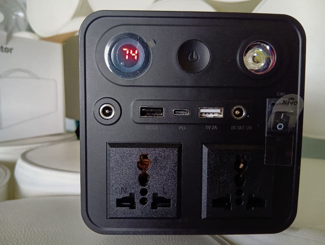 【新品未使用】 ポータブル電源 300w/90,000mah