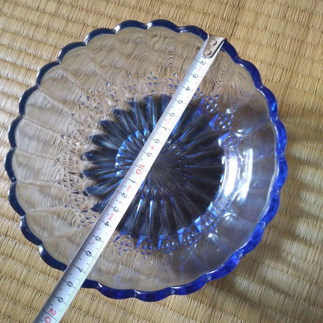 ガラス細工、さらに、器、カットガラス、切子グラス、菓子沙羅、食器