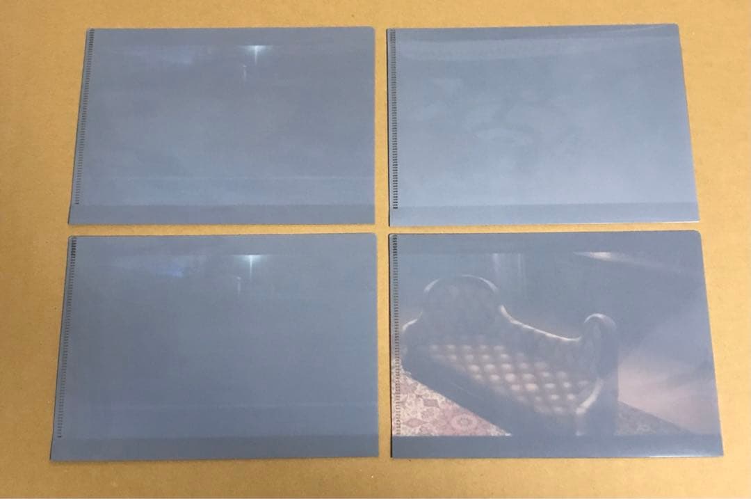 Fate UBW ミニクリアファイル 遠坂凛&エミヤ 4枚セット