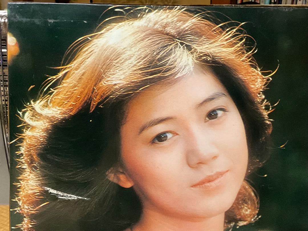 石川さゆり／木製・パネルポスター。傷があります。【縦／58cm幅／40cm】