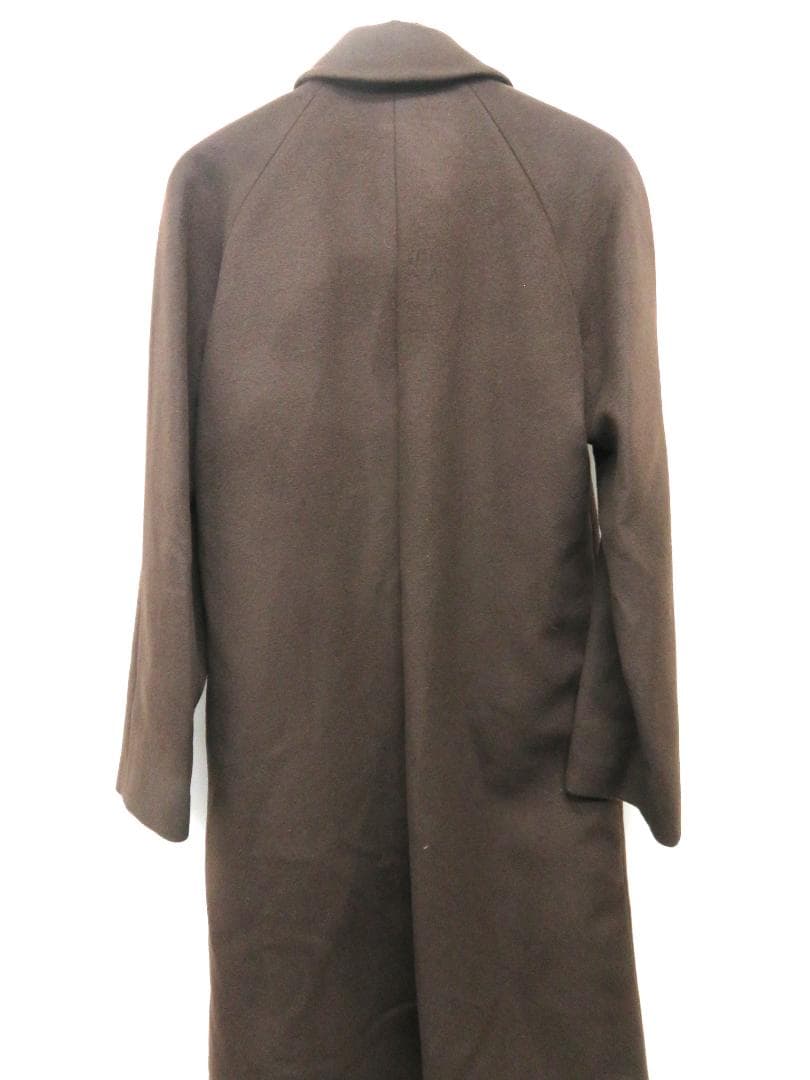 DAKS ダックス カシミヤ　ロングコート　ブラウン　サイズ　38　レディース