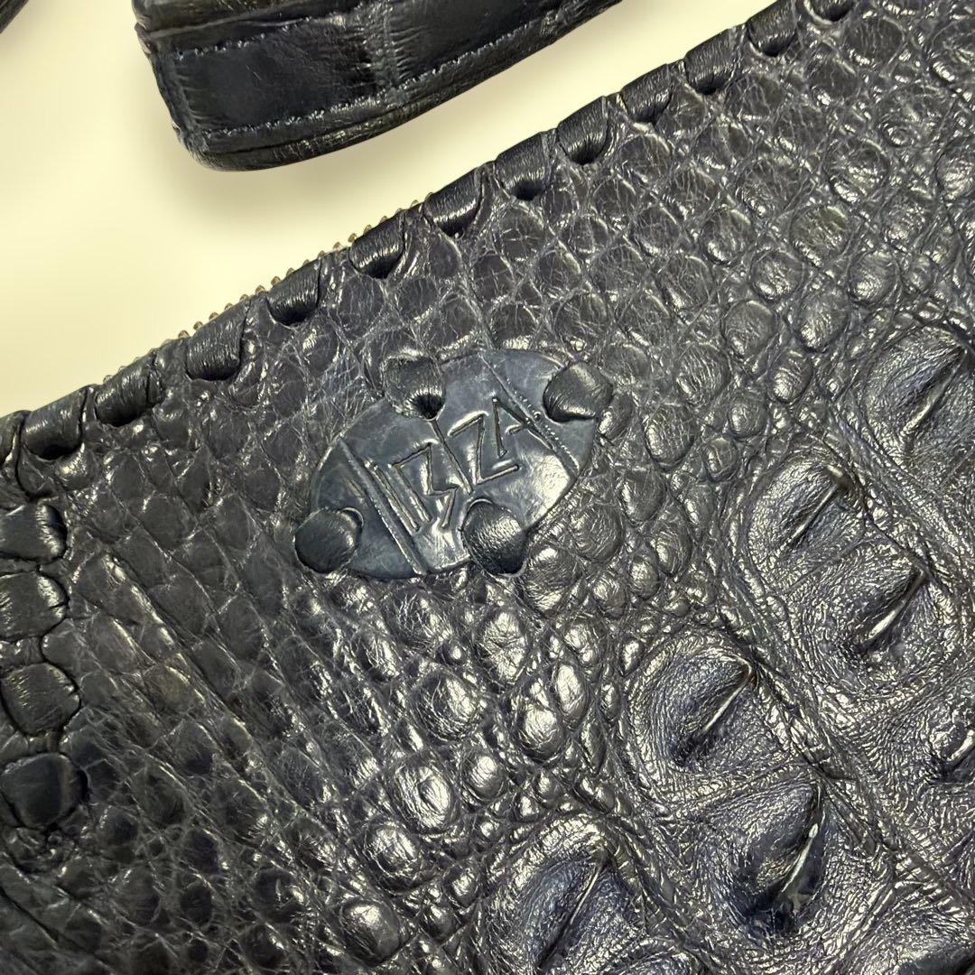 まさちゃん専用〜！IBIZA　濃紺　ワニ革　ショルダーバッグ　美品！