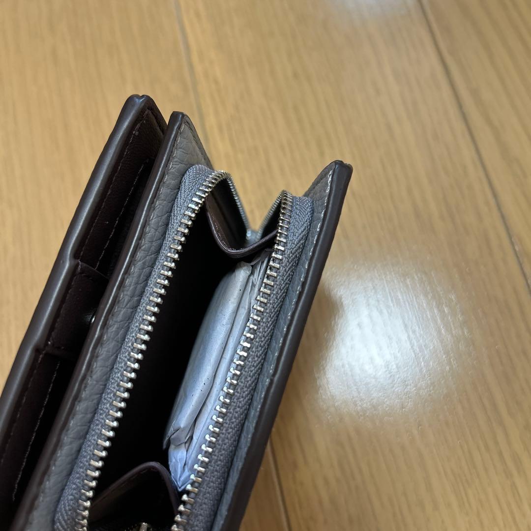 コーチ レディース 二つ折り 財布 グレー