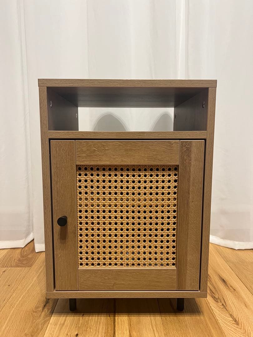 ラタン調サイドテーブル サイドチェスト LOWYA ロウヤ