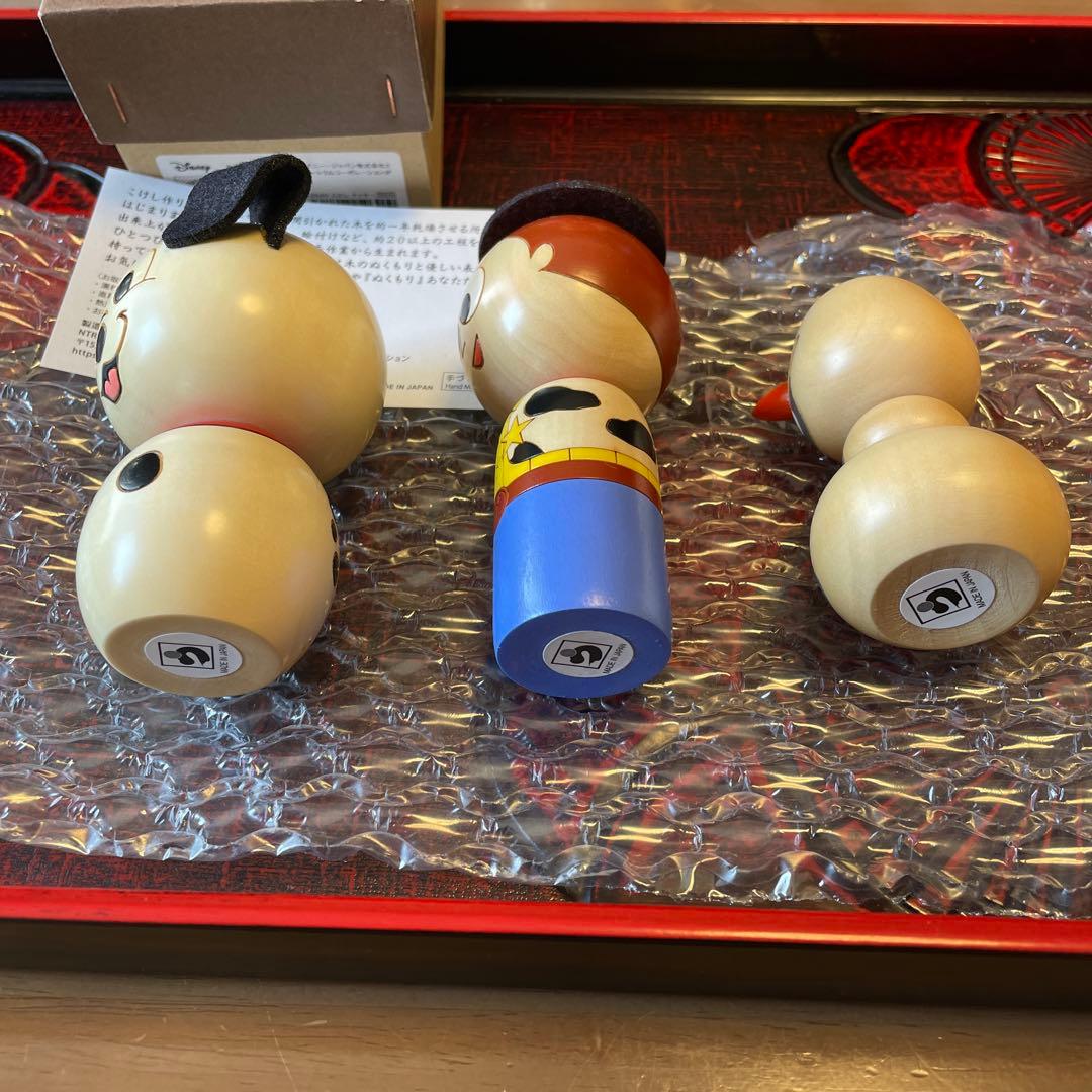 卯三郎こけし　101匹わんちゃん　アナ雪(オラフ)　トイストーリー(ウッディ)