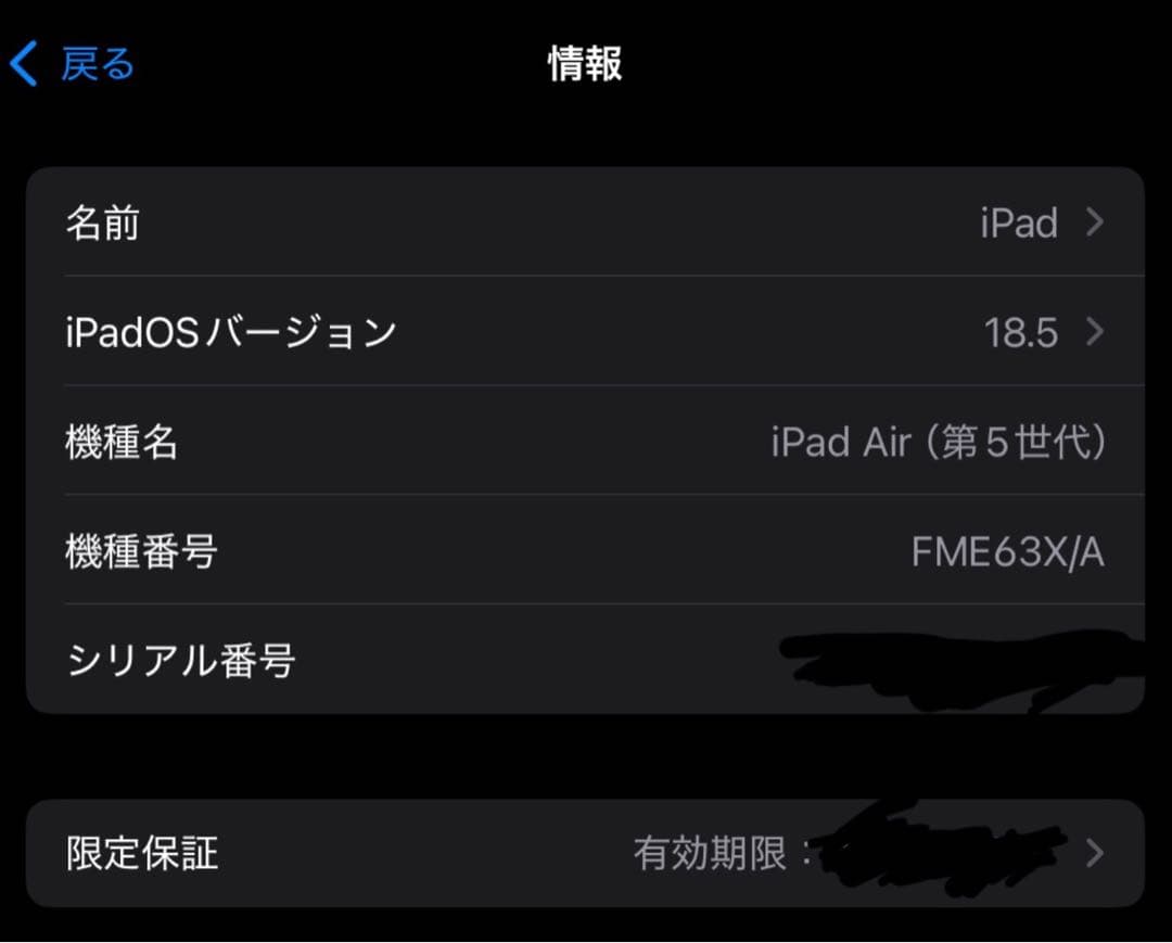 ［美品］iPadAir第5世代WiFiモデル 256GB M1チップ 整備済み品