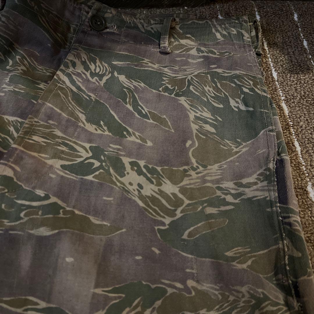 60S 鬼フェード　実物　タイガーストライプ　タイガーカモ　ベトナム戦