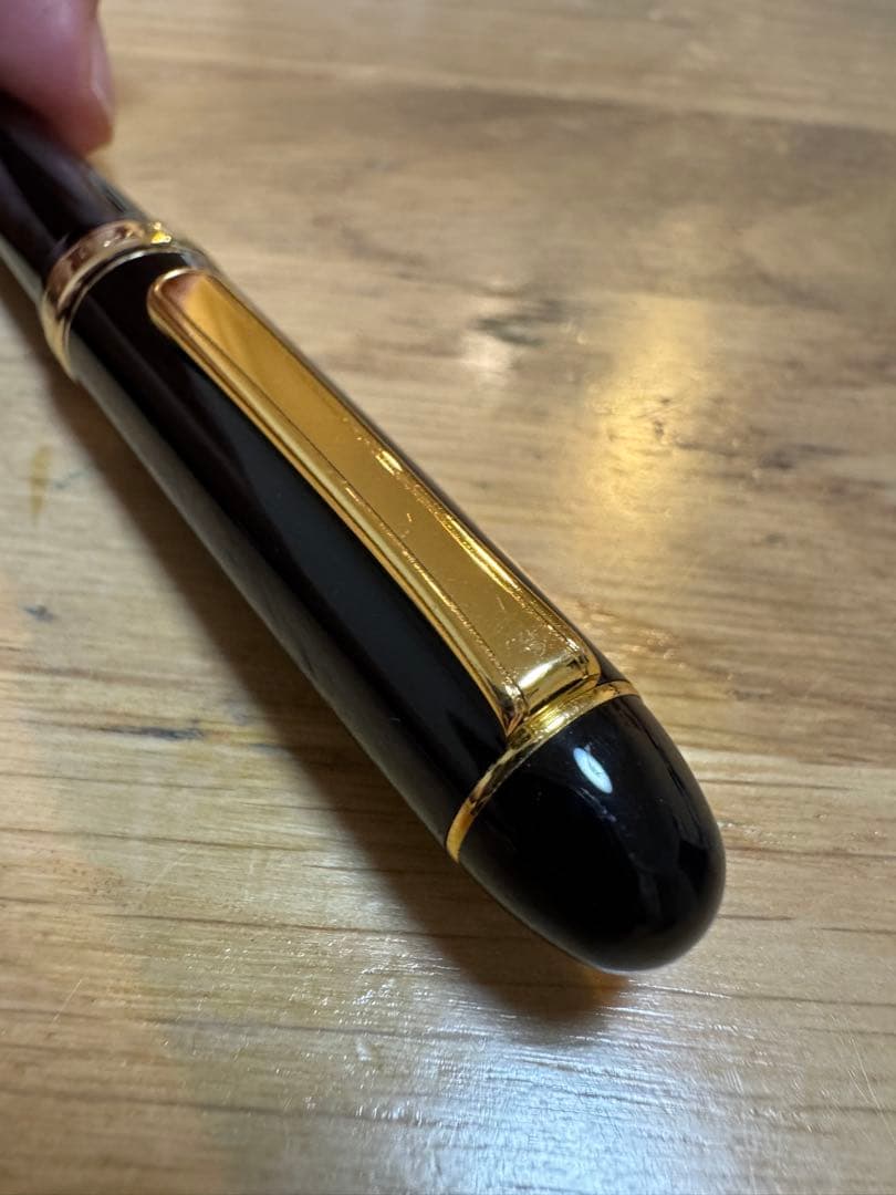 PLATINUM プラチナ 万年筆 3776 14K M 585 文房具 金