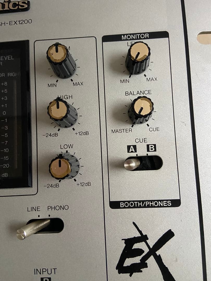 整備済み美品　Technics sh-ex1200DJミキサー