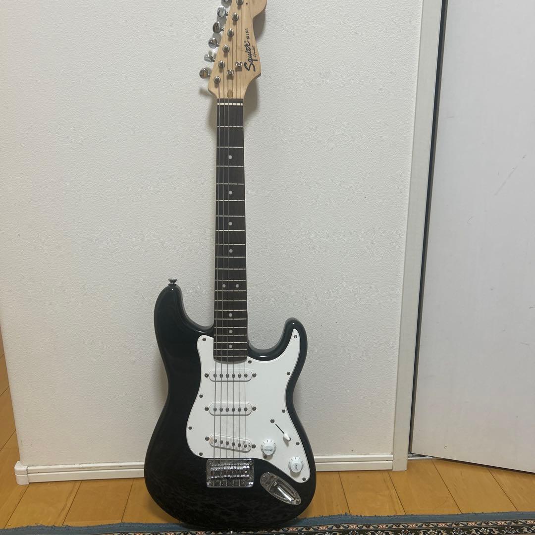 Squier Mini Stratocaster ブラック&ソフトケース