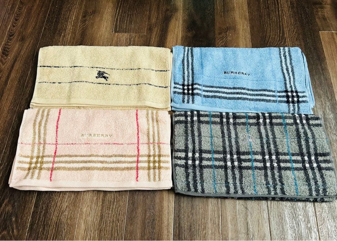 ▪️期間限定値下げ▪️新品未使用バーバリーフェイスタオル4枚セット