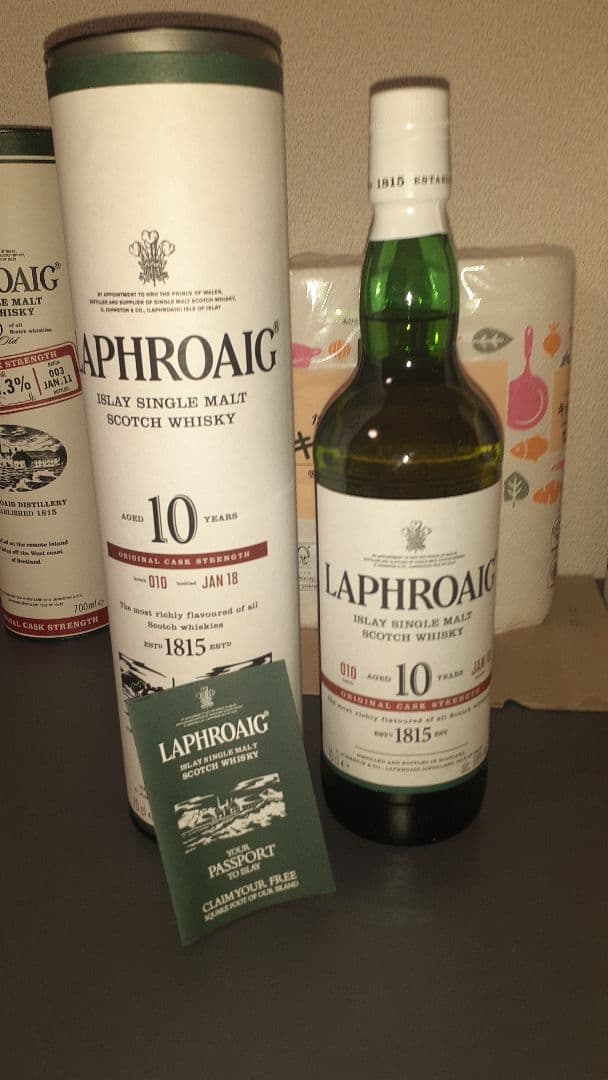 【新品・未開封】ラフロイグ 10年 オリジナルカスクストレングス バッチ 010