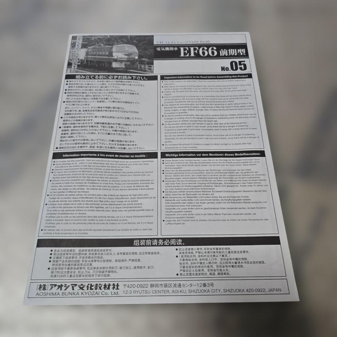 EF66前期型 プラモデルキット