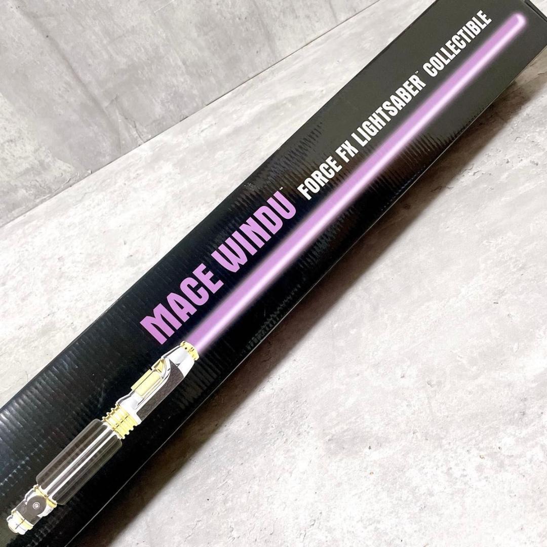 未開封 マスターレプリカ スターウォーズ メイス・ウィンドゥ FXライトセーバー