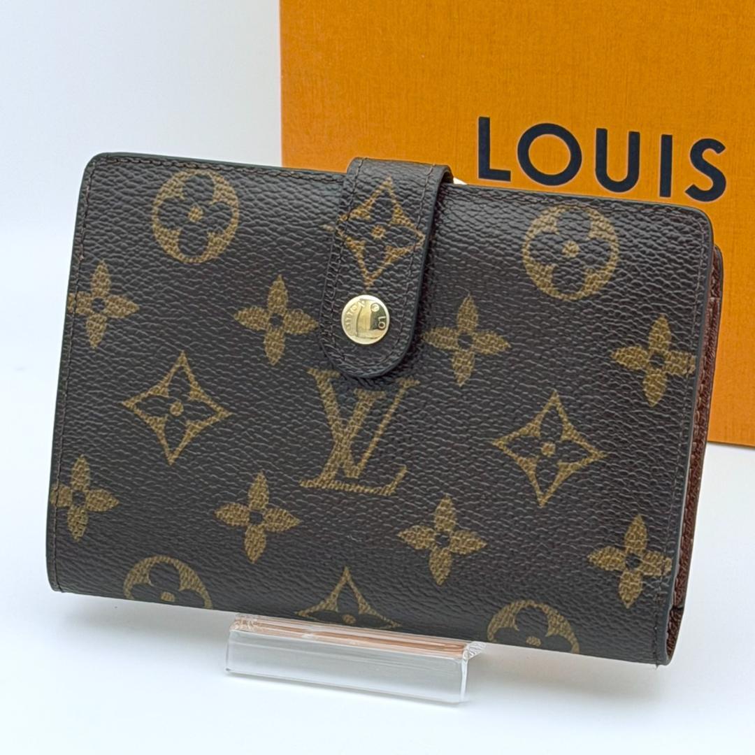 ルイヴィトン モノグラム ポルトフォイユ ヴィエノワ 二つ折り財布 がま口 新型