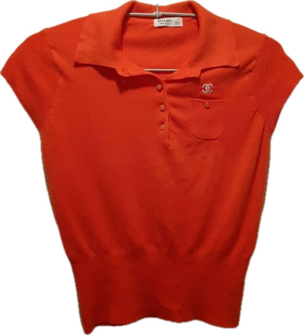 CHANEL Tシャツ　半袖　ポロシャツ　シャネル　トップス