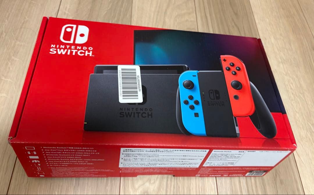 ま*こ様 Nintendo Switch ネオンブルー/レッド　バッテリー強化版