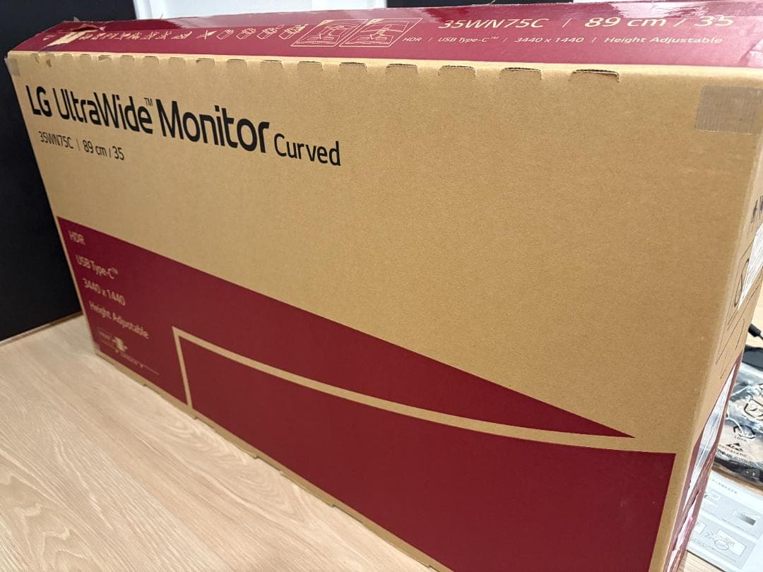 LG 35WN75C-B モニター 本体