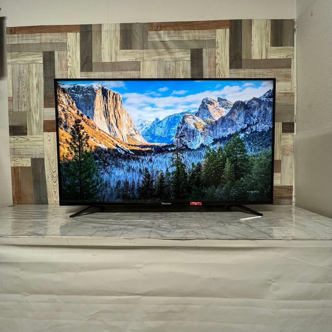 即日受渡❣️全国送料込ハイセンス50型液晶テレビ Wチューナー新品リモコン付