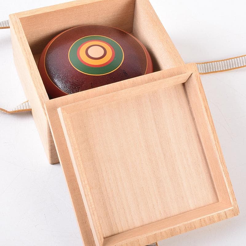 茶道具　五代　川端近左作　独楽塗香合　共箱　V　R8841