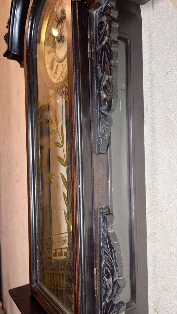 ナ*ナ様 精工舎　黒柿　柱時計　古時計　振り子　ゼンマイ　ボンボン　レトロ　ユン