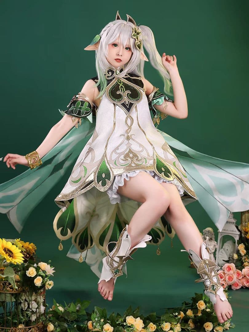 原神げんしん ナヒーダ 三分妄想製 コスプレ衣装 高級感フルセット 新品未開封